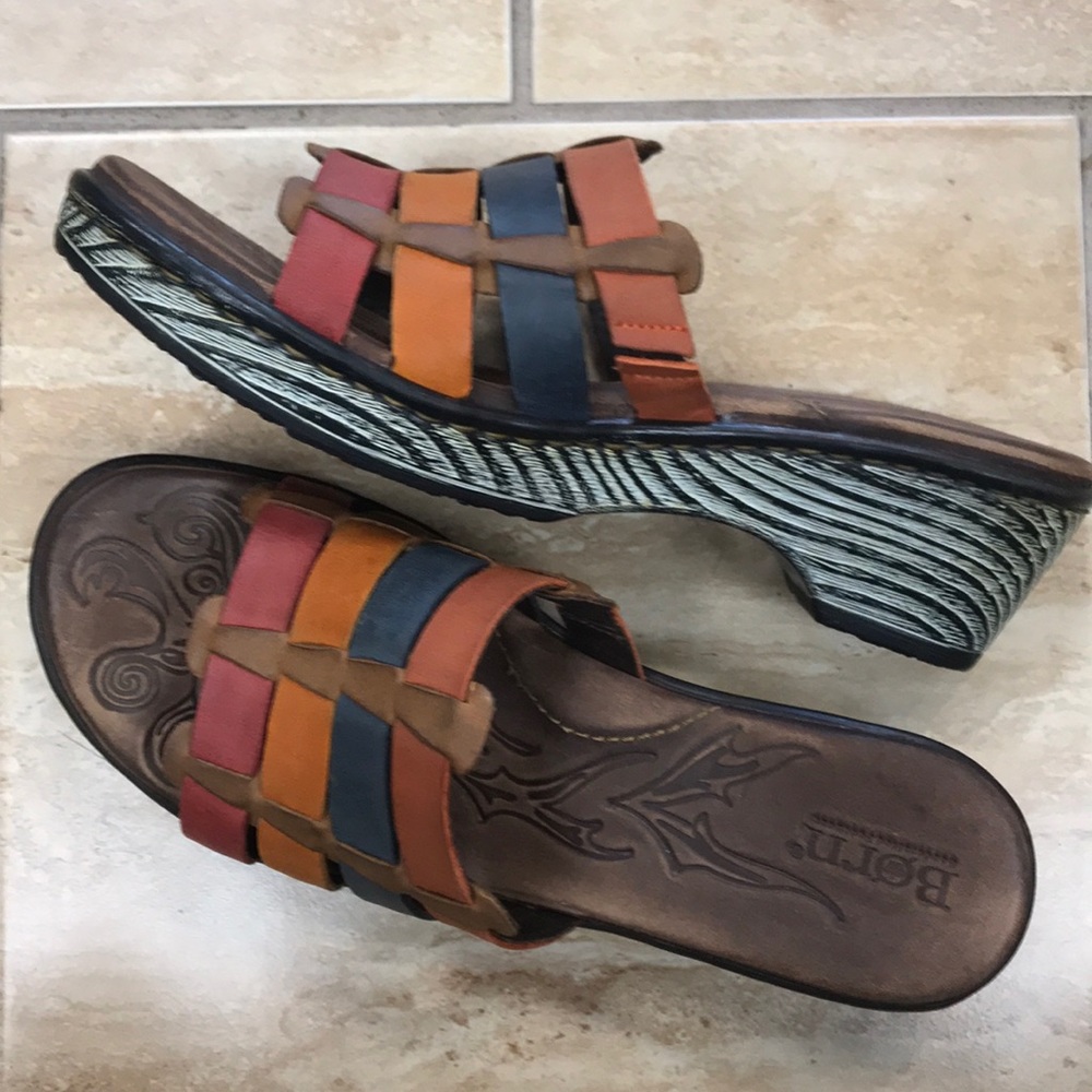Born LoLo Brick Slides Mules